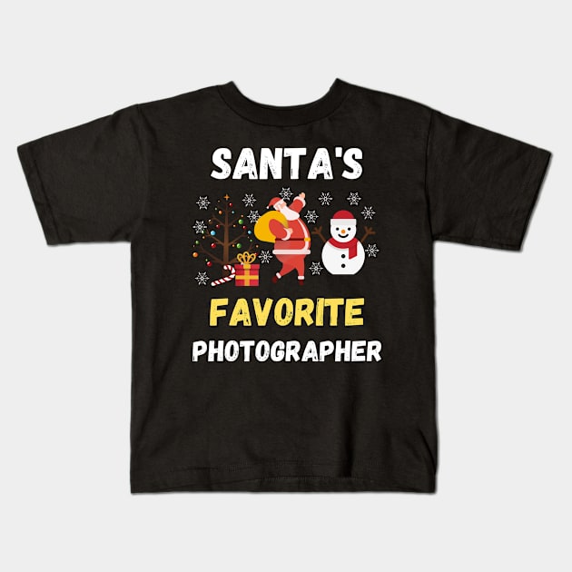 Photographer Kids T-Shirt by Mdath